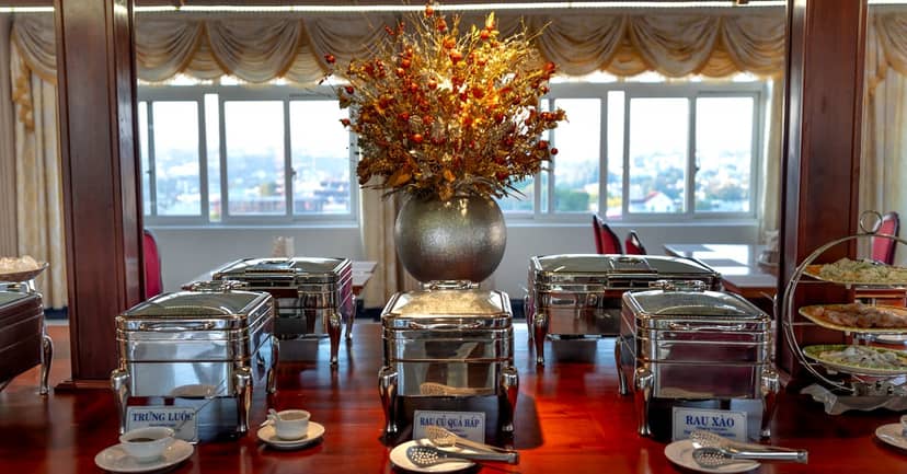 Elegant Buffet Counter